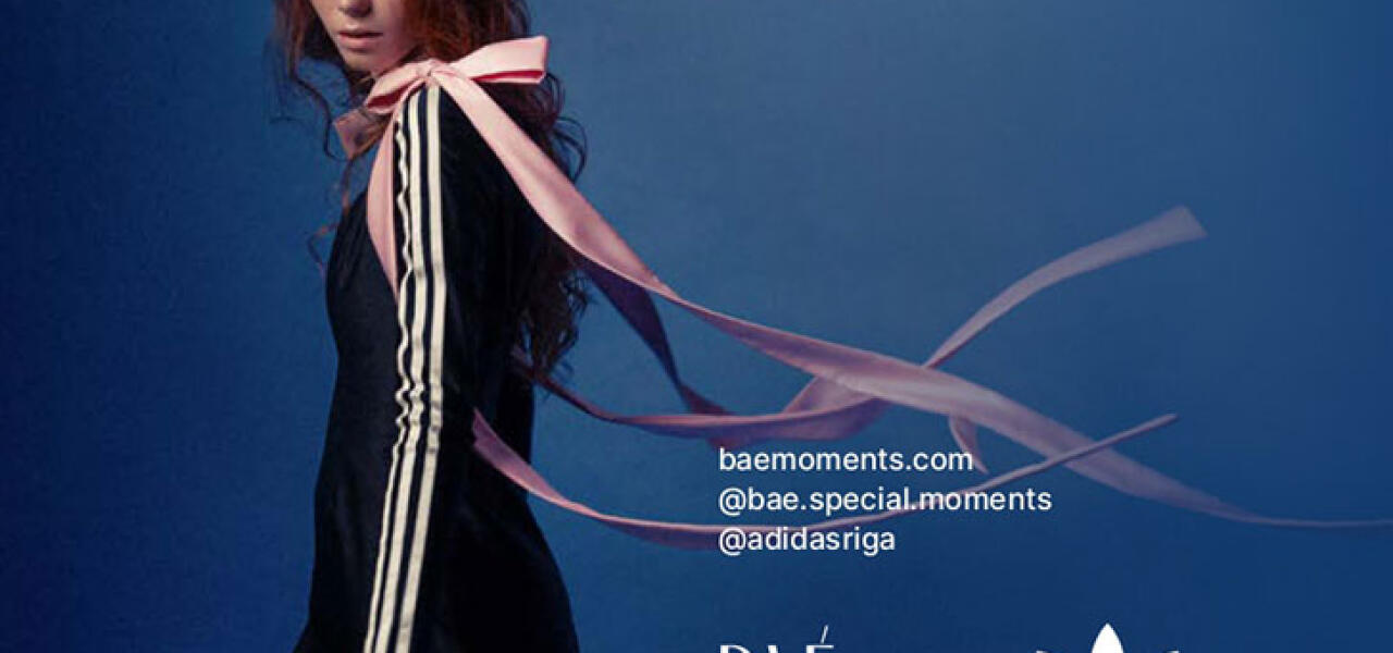 BAÉ x ADIDAS RIGA sadarbība Rīgas Modes nedēļā