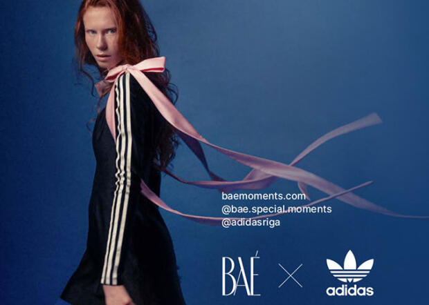 BAÉ x ADIDAS RIGA sadarbība Rīgas Modes nedēļā