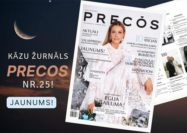 Iznācis Latvijā lasītākā kāzu žurnāla PRECOS jaunais numurs