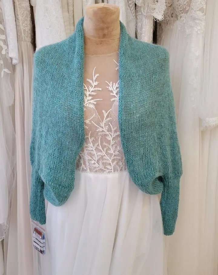 Dark green mohair Butterfly 