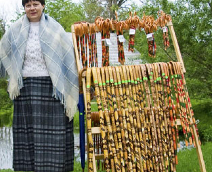 Siguldas spieķu un koka medaļu darināšana kāzās