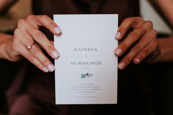 Kāzu stāsts: Katrīna un Normunds