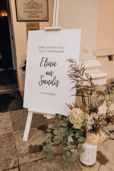 Kāzu stāsts: Elīna un Sandis