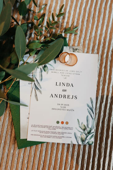 Kāzu stāsts: Linda un Andrejs