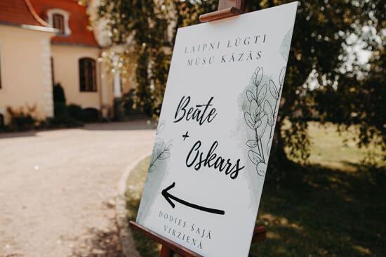Kāzu stāsts: Beāte un Oskars