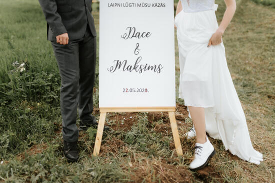 Kāzu stāsts: Dace un Maksims